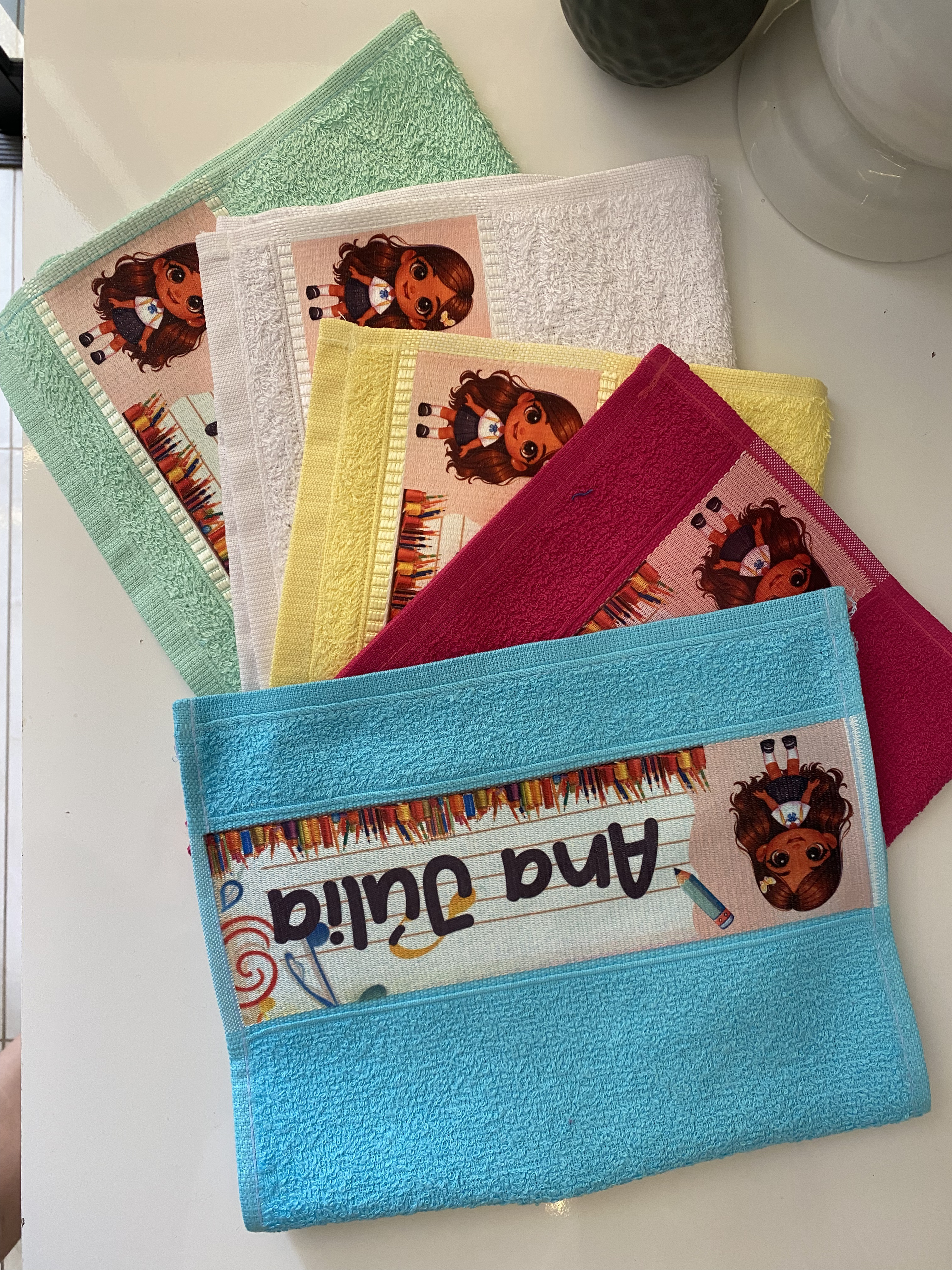 TOALHAS SUBLIMADAS - KIT 2