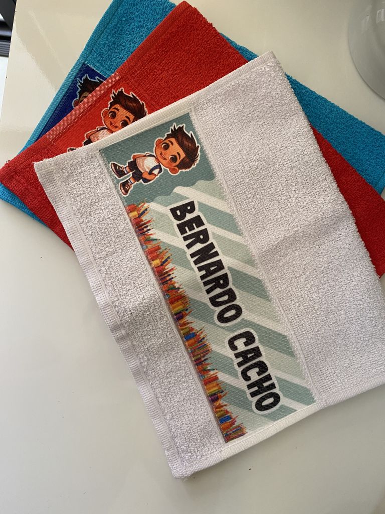 TOALHAS SUBLIMADAS - KIT 1 